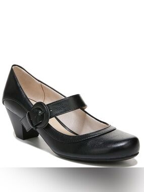 NEW LifeStride Women's Rozz Kylie Black Mary Jane Pumps Size 9 Wide Width